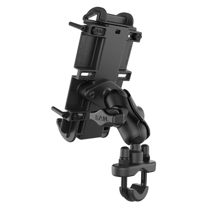RAM® Quick-Grip™ XL Phone Mount with Handlebar U-Bolt Base