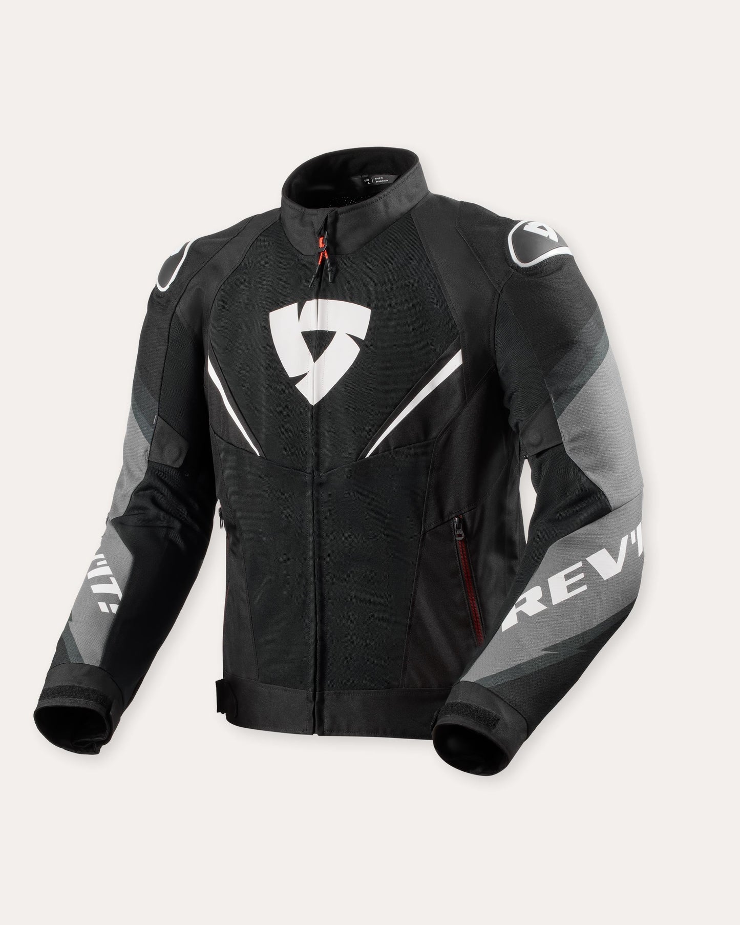 REV'IT QUANTUM 3 AIR JACKET BLACK WHITE