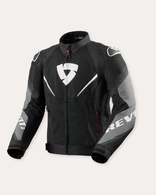 REV'IT QUANTUM 3 AIR JACKET BLACK WHITE