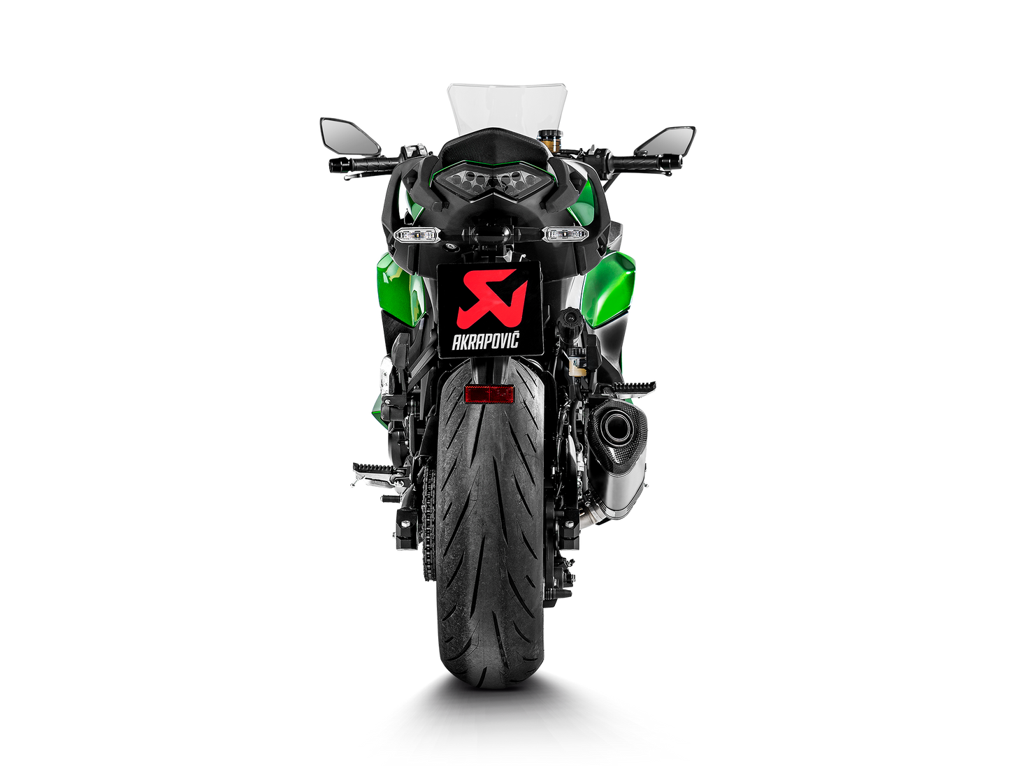 AKRAPOVIC SLIP-ON LINE TITANIUM FOR KAWASAKI NINJA 1000SX 2020 -2024