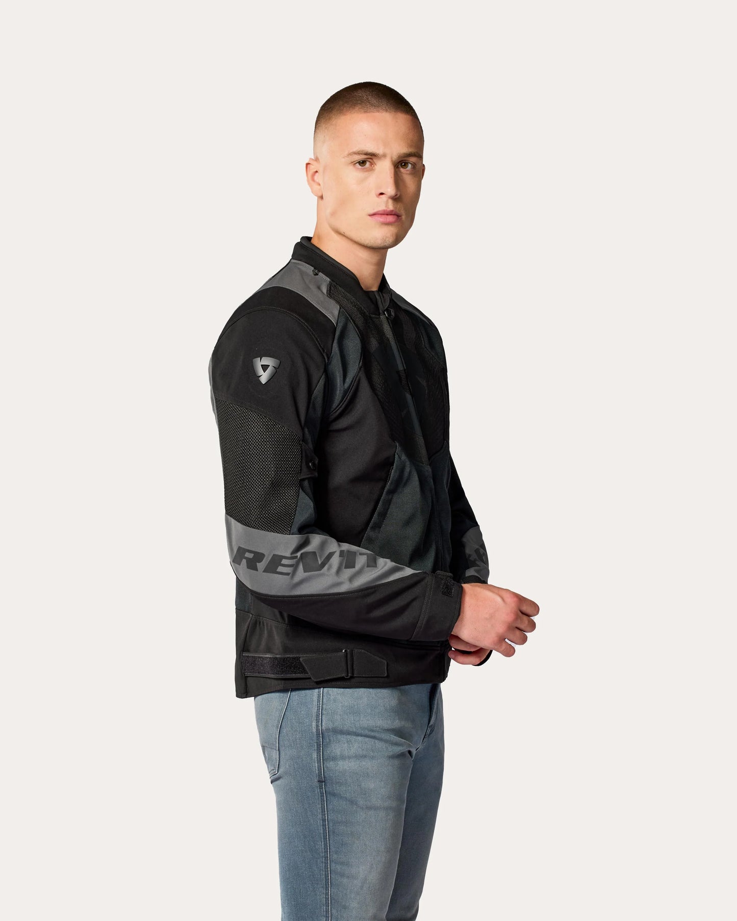 REV'IT HYPERSPEED 3 GT AIR JACKET- BLACK GREY