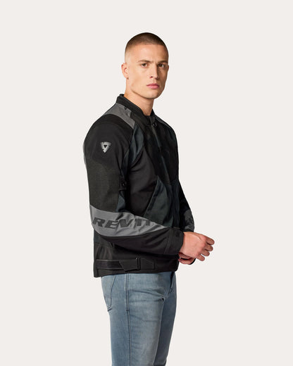 REV'IT HYPERSPEED 3 GT AIR JACKET- BLACK GREY