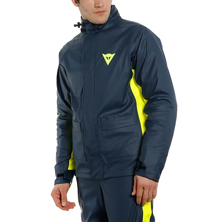 DAINESE STORM 2 UNISEX JACKET BLACK-IRIS/FLUO-YELLOW