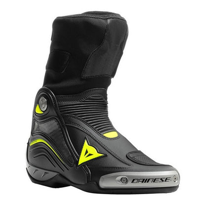 DAINESE AXIAL D1 BOOTS BLACK/YELLOW-FLUO