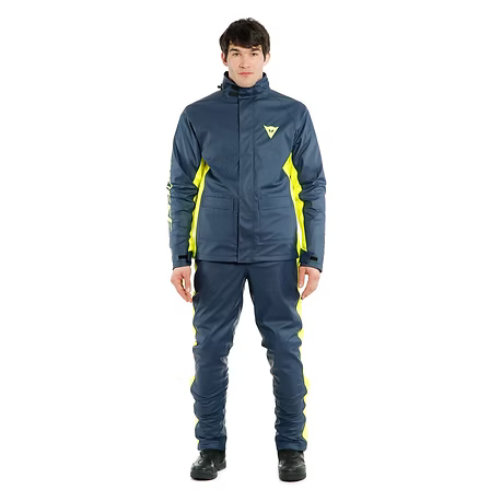 DAINESE STORM 2 UNISEX JACKET BLACK-IRIS/FLUO-YELLOW
