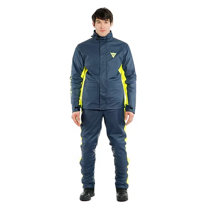 DAINESE STORM 2 UNISEX JACKET BLACK-IRIS/FLUO-YELLOW