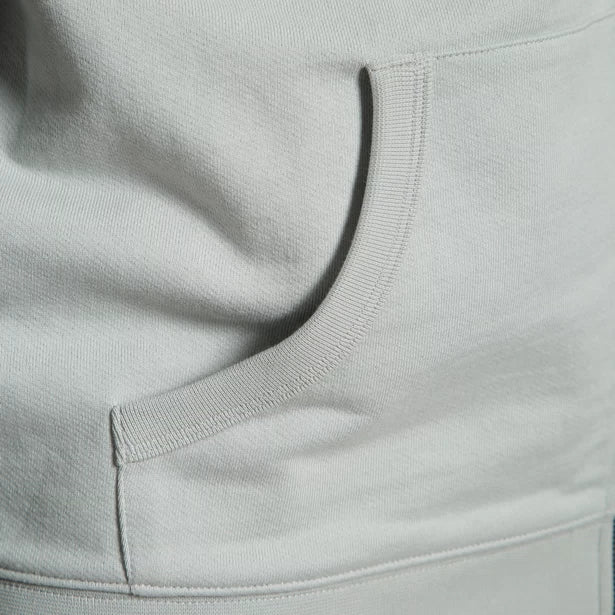 DAINESE RACING SERVICE FULL-ZIP HOODIE - GLACIER-GRAY/BLACK