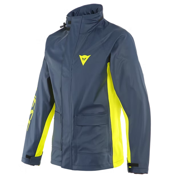 DAINESE STORM 2 UNISEX JACKET BLACK-LRIS/FLUO-YELLOW