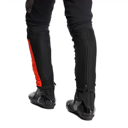 DAINESE DRAKE 2 AIR ABSOLUTESHELL PANTS BLACK RED FLUO