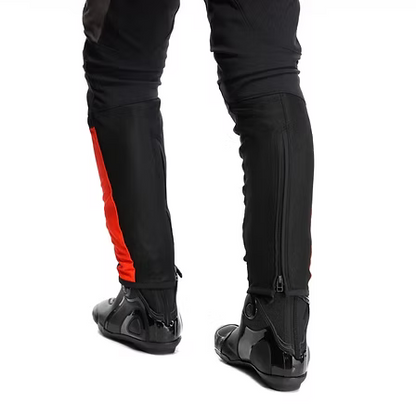 DAINESE DRAKE 2 AIR ABSOLUTESHELL PANTS BLACK RED FLUO