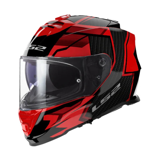 LS2 F800 STORM II TRACKER BLACK RED