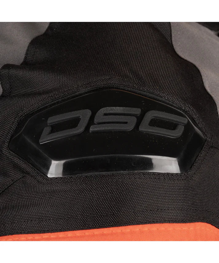 DSG APEX V2 RIDING JACKET BLACK GREY RACING RED