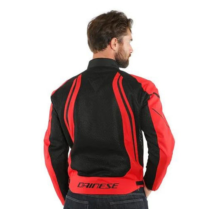 Dainese Air Crono 2 Tex Jacket-Black/Lava-Red