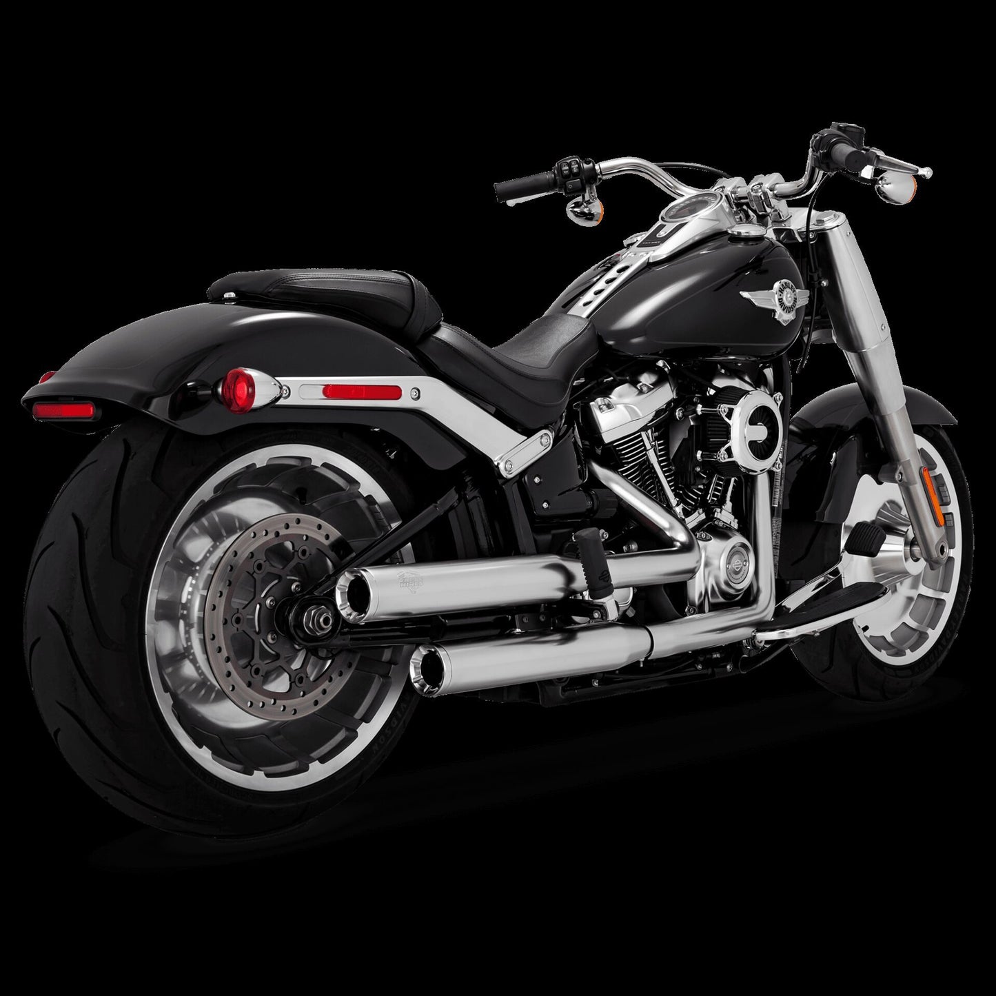 VANCE & HINES ELIMINATOR 300 SLIP-ONS SOFTAIL 2017-LATER (M8)