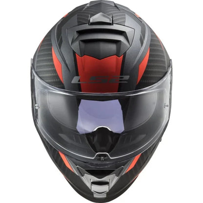 LS2 FF800 STORM II FASTER MATT RED TITANIUM