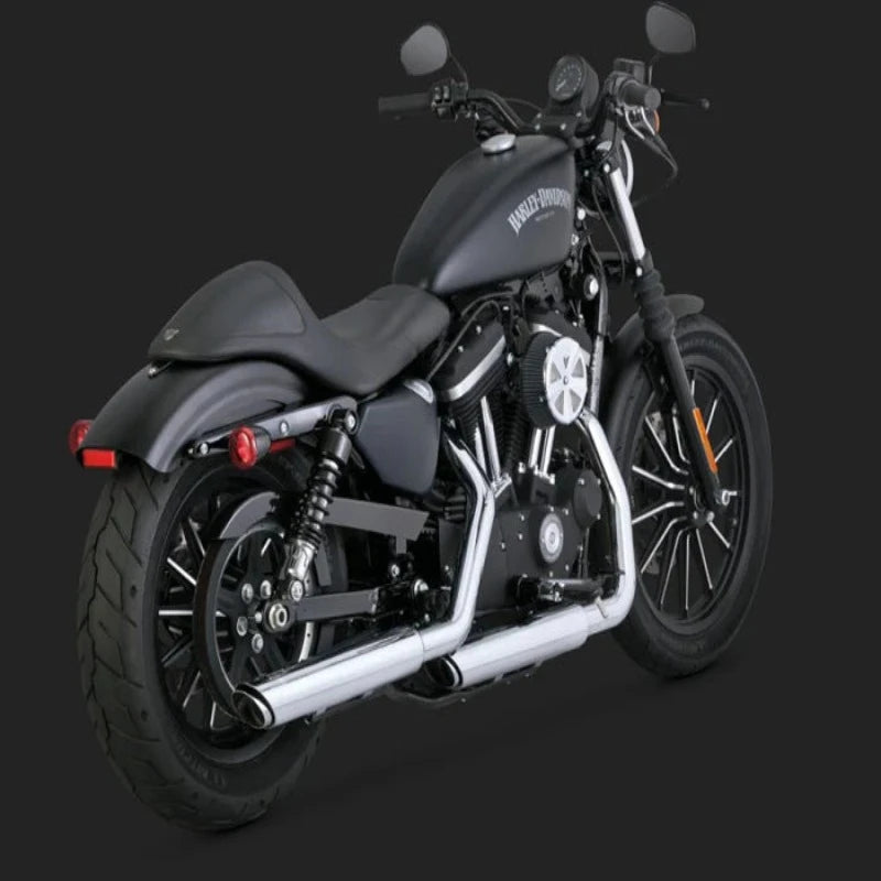 VANCE & HINES TWIN SLASH SLIP-ONS SPORTSTER 14-later