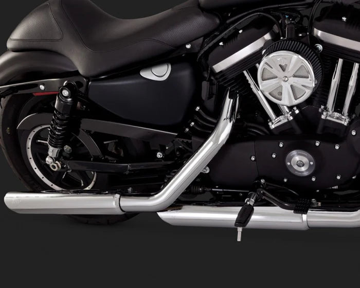 VANCE & HINES TWIN SLASH SLIP-ONS SPORTSTER 14-later