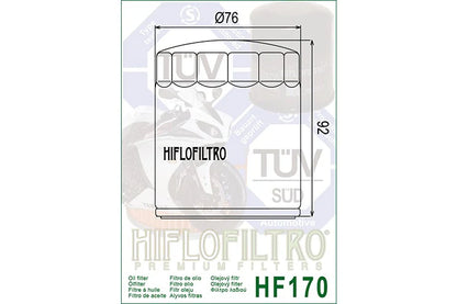 HIFLO Oil Filter 170C - Chrome