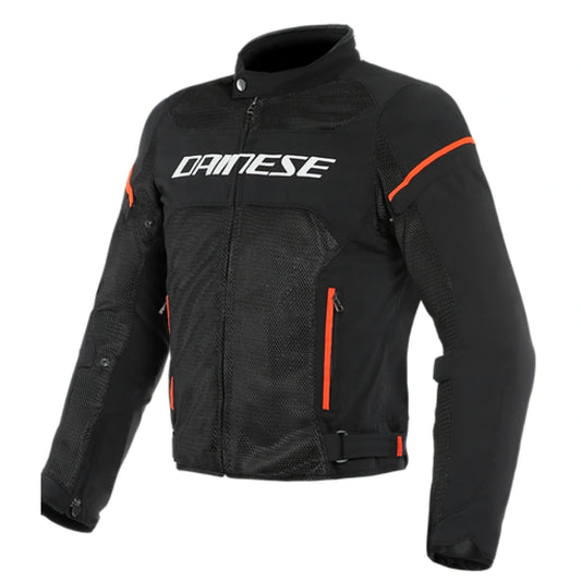 Dainese Air Frame D1 Tex Jacket-Black/White/Fluro-Red