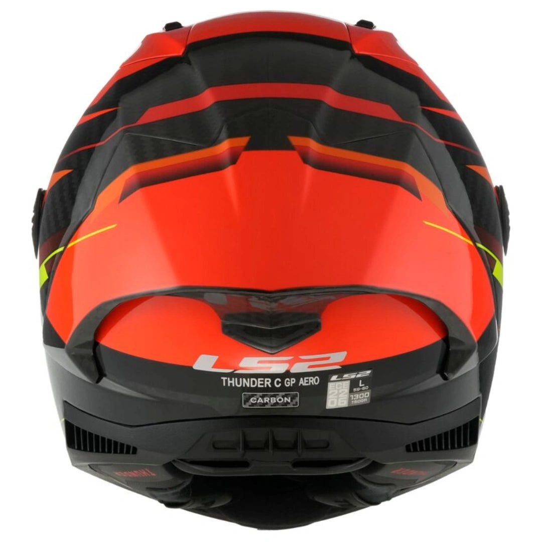 LS2 FF805 THUNDER CARBON GP AERO - FIRE