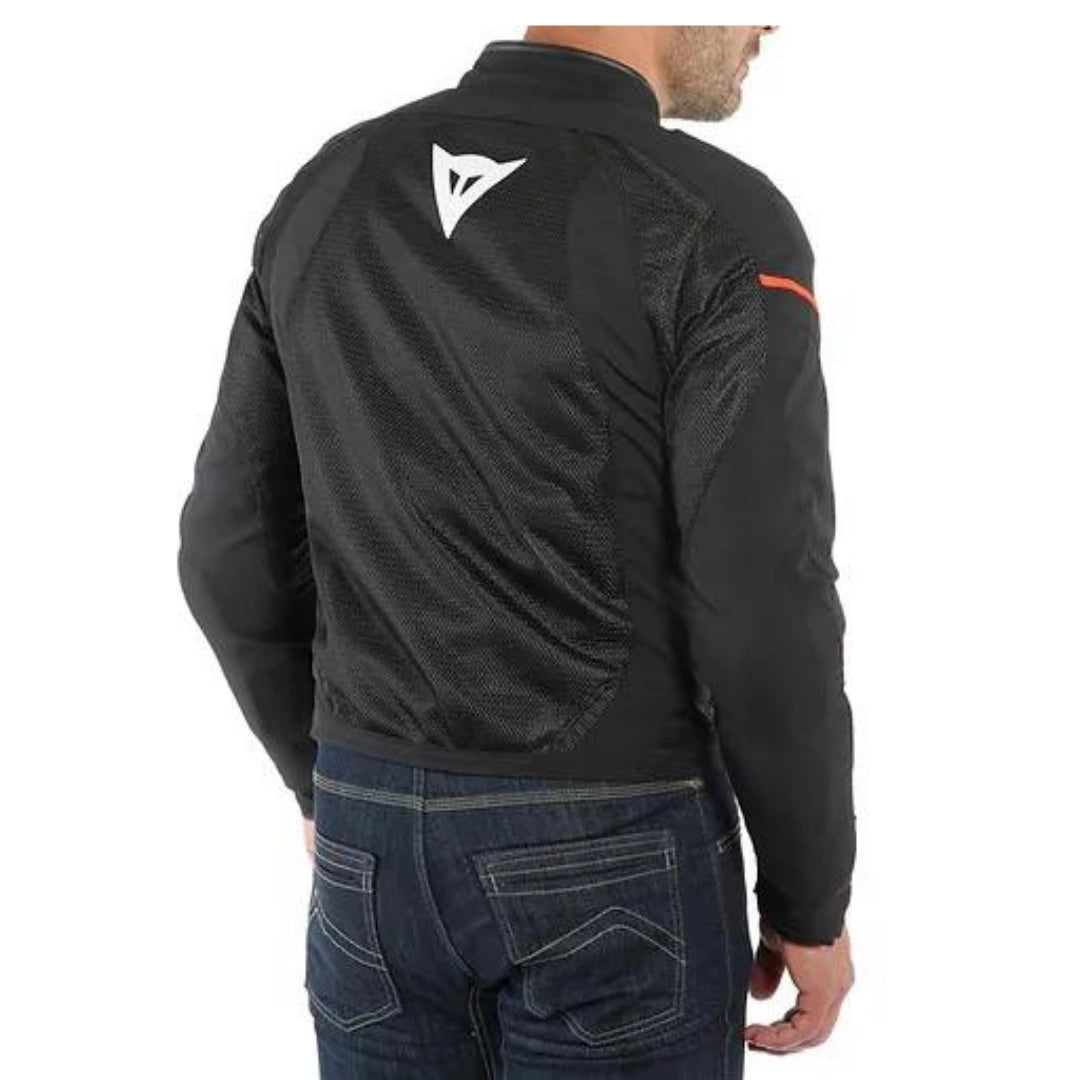 Dainese Air Frame D1 Tex Jacket-Black/White/Fluro-Red