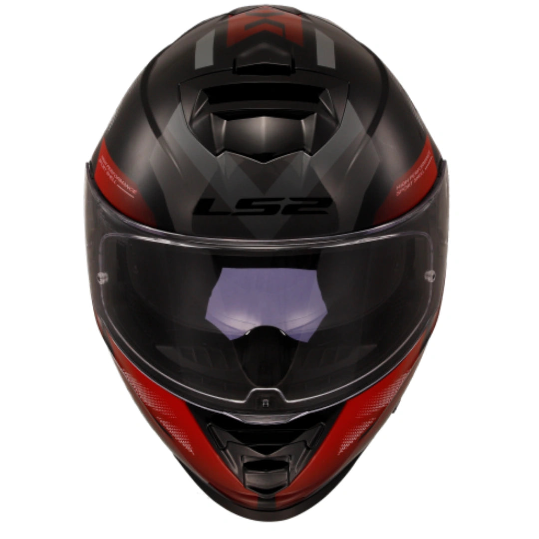 LS2 FF800 STORM II KRONOS RED GREY