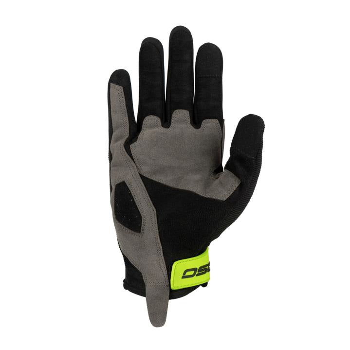 DSG ALPHA AIR RIDING GLOVES BLACK YELLOW FLUO