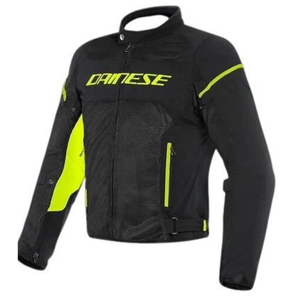 Dainese Air Frame D1 Tex Jacket-Black/Fluro-Yellow