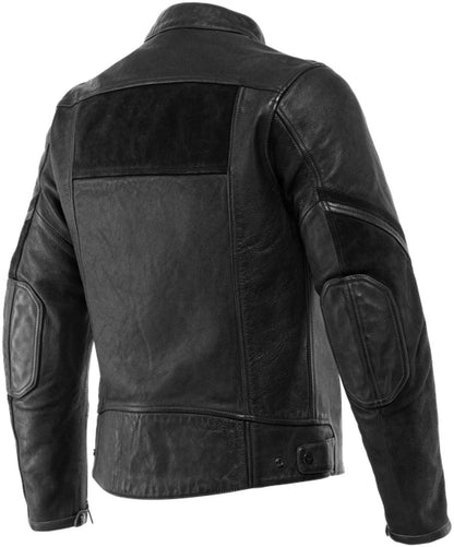 DAINESE MERAK MOTORCYCLE LEATHER JACKET BLACK