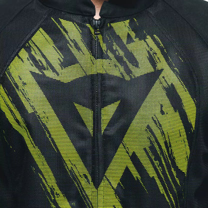 DAINESE AIR TEX HEROSPEHRE BALCK/FLUO YELLOW TARMAC