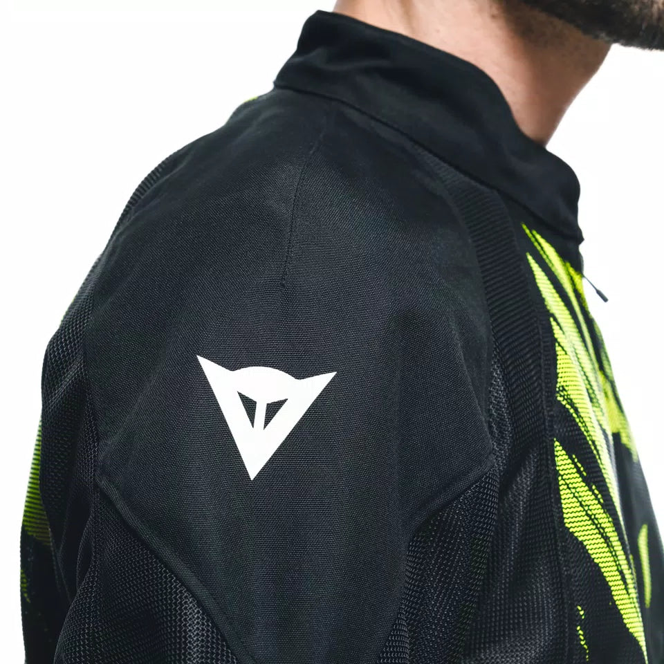 DAINESE AIR TEX HEROSPEHRE BALCK/FLUO YELLOW TARMAC