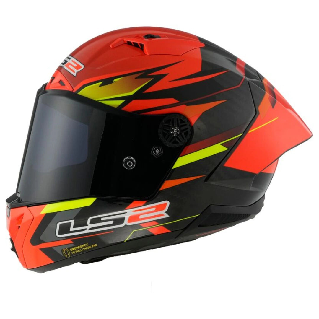 LS2 FF805 THUNDER CARBON GP AERO - FIRE