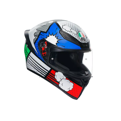 AGV K1 S BANG MATT ITALY/BLUE DOT(E2206)