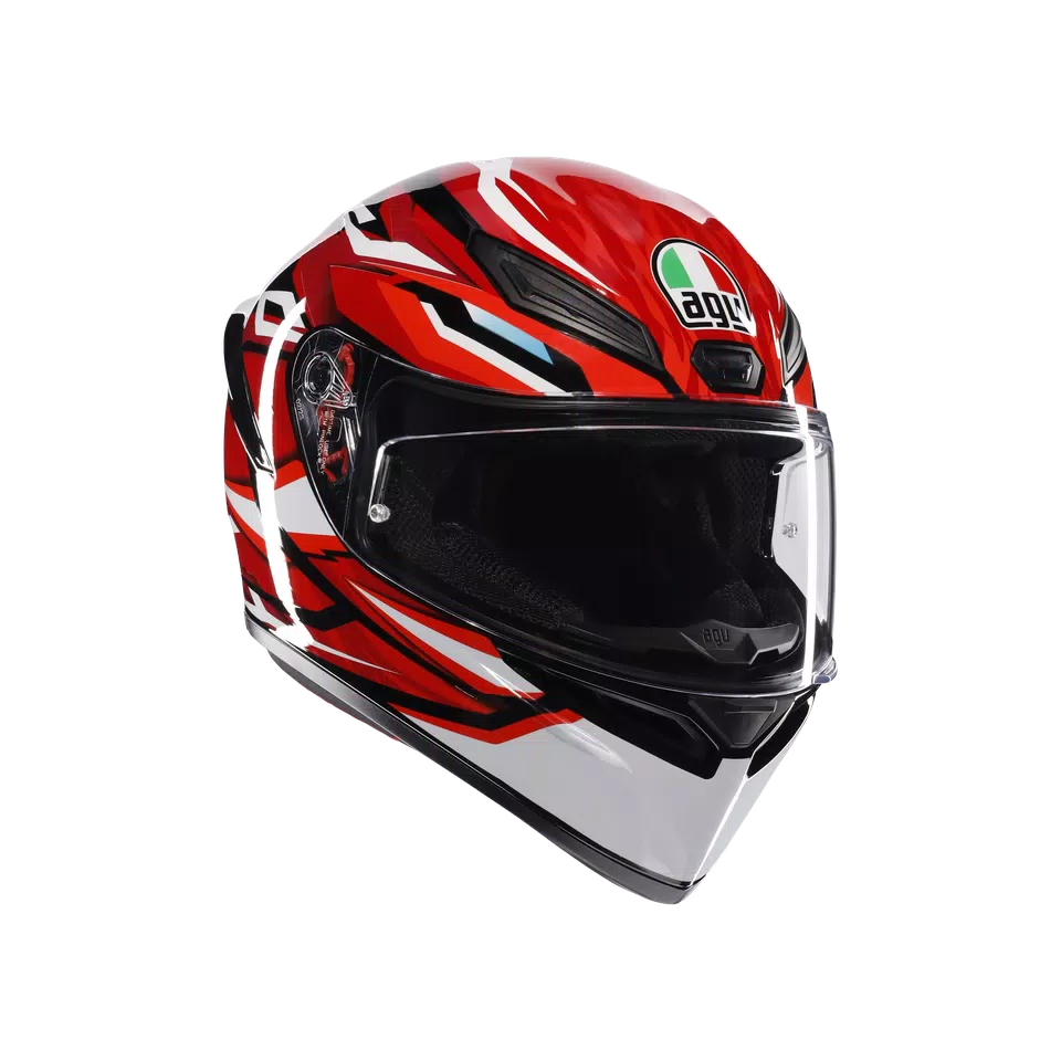 AGV K1 S LION BLACK/RED/WHITE  DOT(E2206)