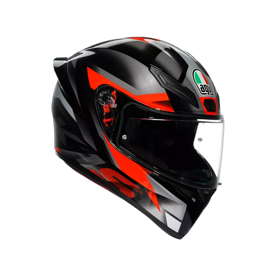 AGV K1 S FASTLAP BLACK/GREY/RED DOT(E2206)