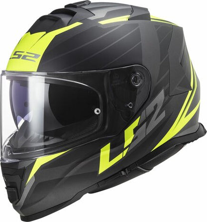 LS2 FF800 STORM II NERVE MATT HV YELLOW