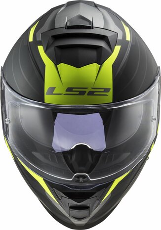 LS2 FF800 STORM II NERVE MATT HV YELLOW