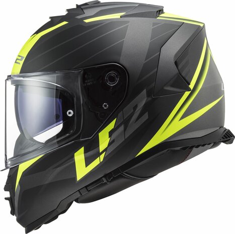 LS2 FF800 STORM II NERVE MATT HV YELLOW
