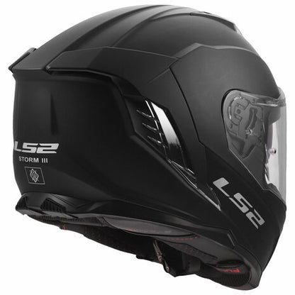 LS2 FF800 STORM III SOLID MATT BLACK
