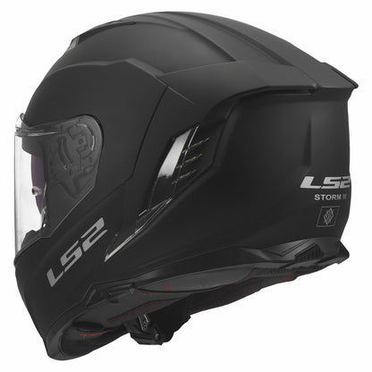LS2 FF800 STORM III SOLID MATT BLACK