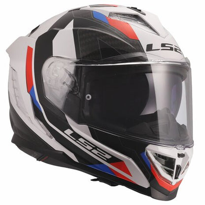 LS2 FF800 STORM III SPORTY GLOSS WHITE BLUE RED