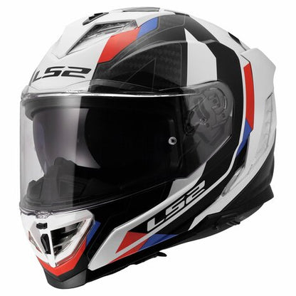 LS2 FF800 STORM III SPORTY GLOSS WHITE BLUE RED