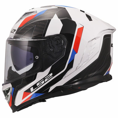 LS2 FF800 STORM III SPORTY GLOSS WHITE BLUE RED
