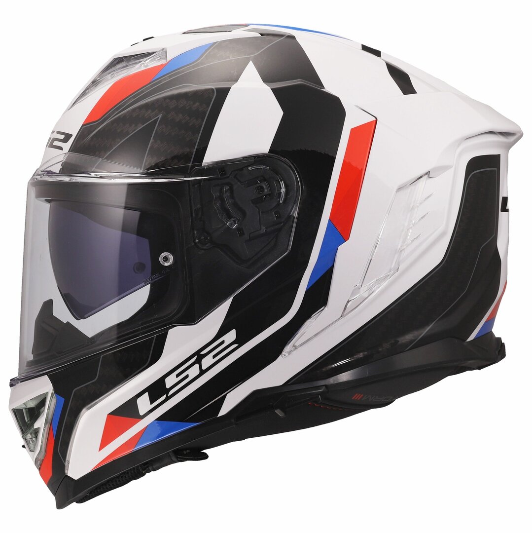 LS2 FF800 STORM III SPORTY GLOSS WHITE BLUE RED