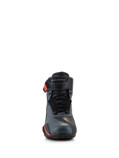 ALPINESTARS FASTER 4 MOTORCYCLE SHOES BLACK/GRAY/RED FLUO