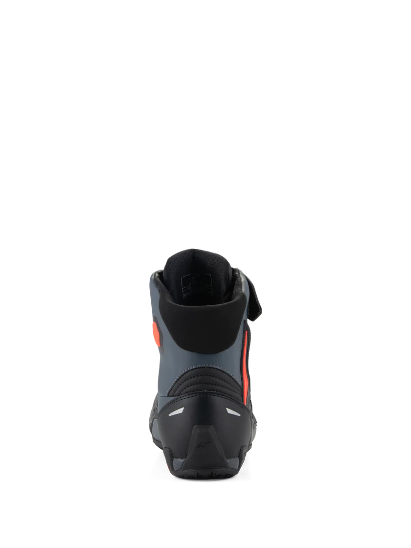 ALPINESTARS FASTER 4 MOTORCYCLE SHOES BLACK/GRAY/RED FLUO