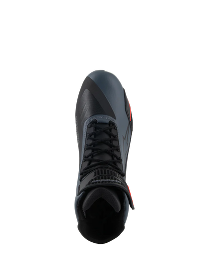 ALPINESTARS FASTER 4 MOTORCYCLE SHOES BLACK/GRAY/RED FLUO