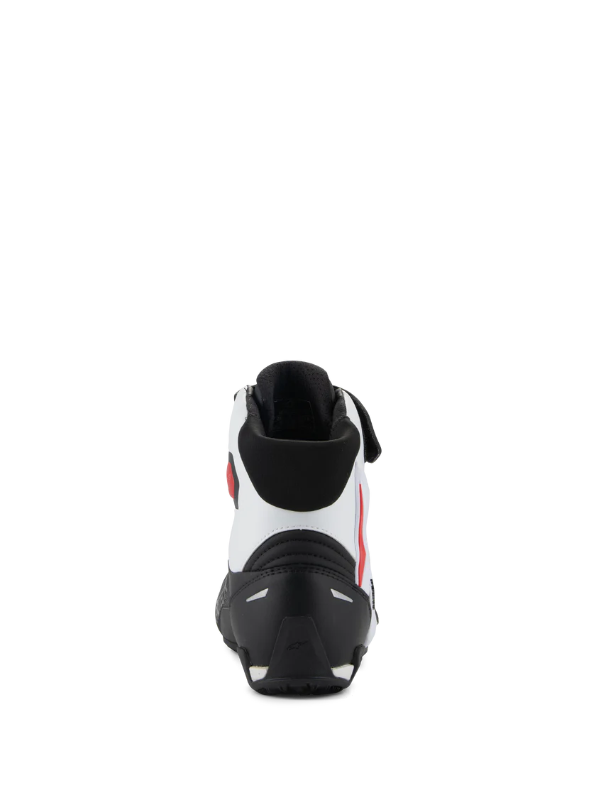 ALPINESTARS FASTER 4 MOTORCYCLE SHOES BLACK/WHITE/RED