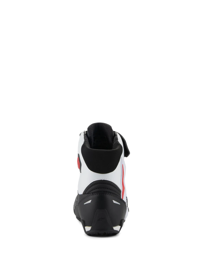 ALPINESTARS FASTER 4 MOTORCYCLE SHOES BLACK/WHITE/RED