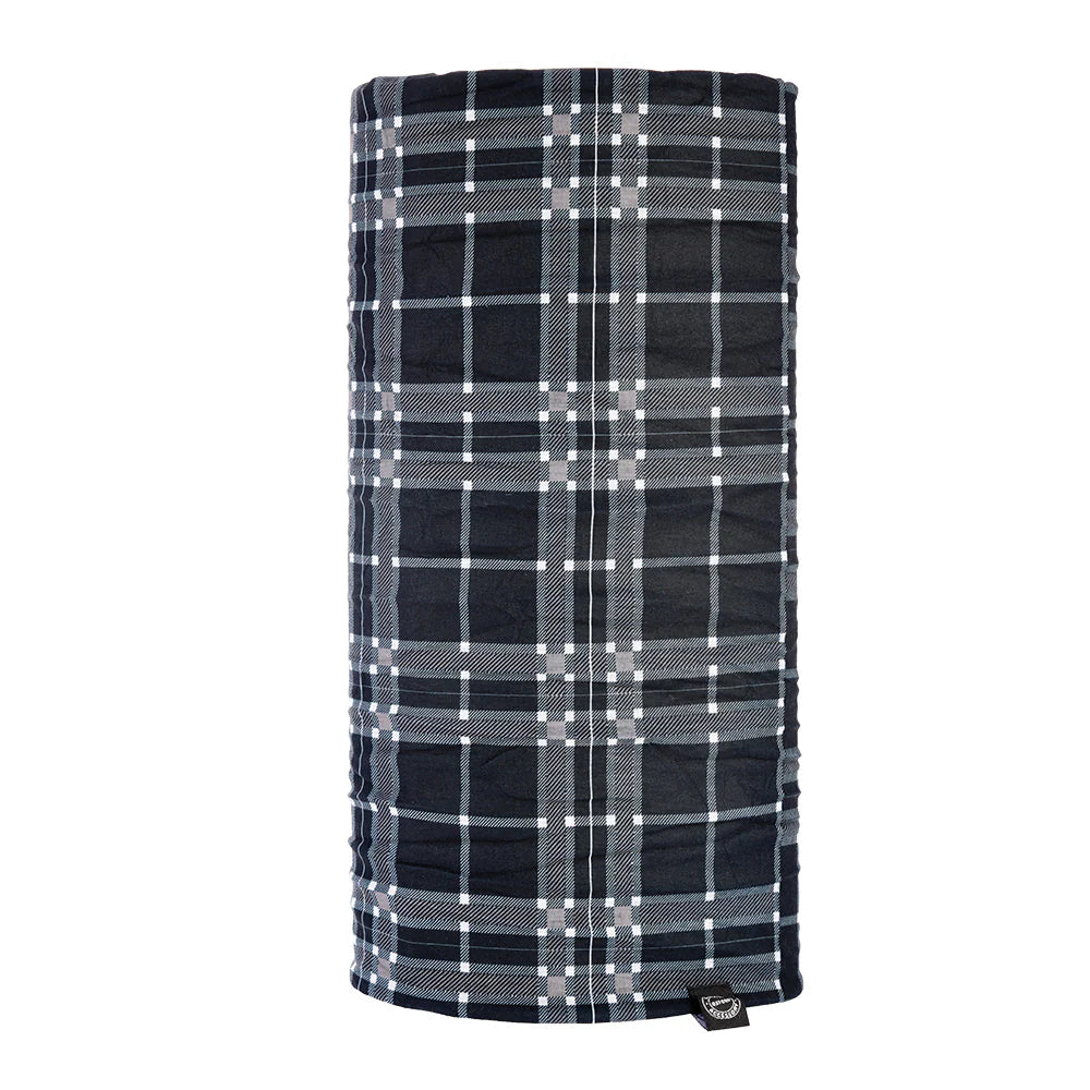 OXFORD COMFY BLACK & WHITE TARTAN 3-PACK